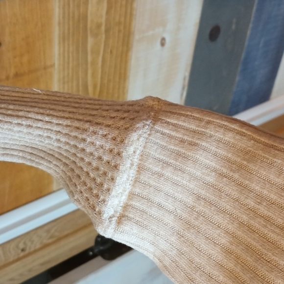 Free People Waffle Knit Tunic Top M - Picture 7 of 11